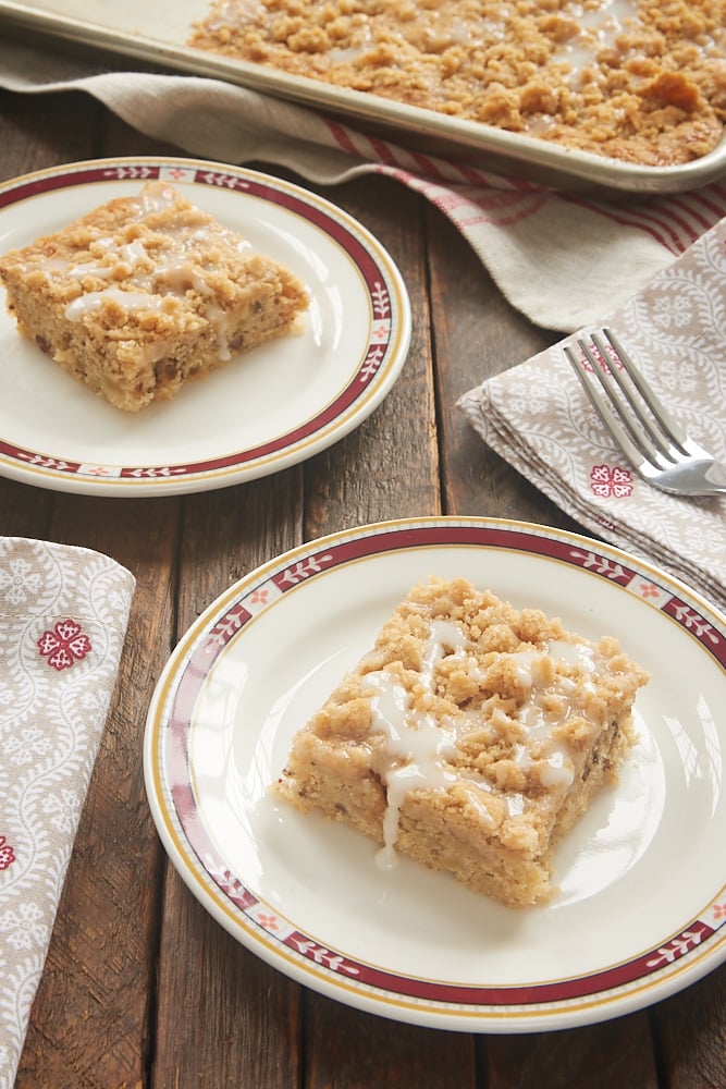 Apple Crumb Sheet Cake