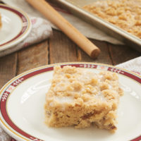 Apple Crumb Sheet Cake