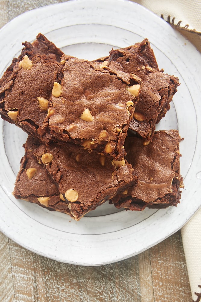 Peanut Butter m&m Brownies - Restless Chipotle