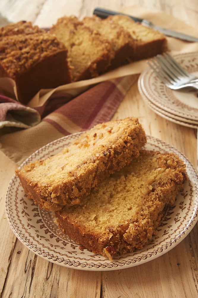 slices of Ginger Pear Bread