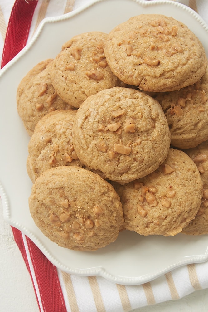 Spiced Toffee Cookies