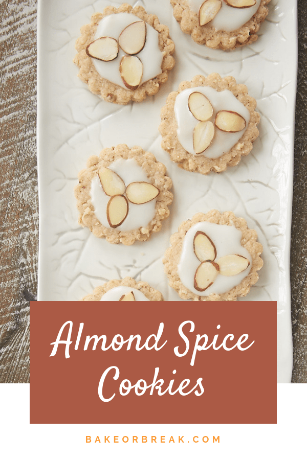Almond Spice Cookies bakeorbreak.com