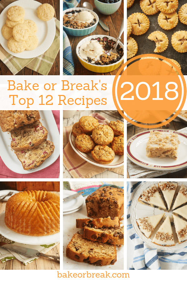 collection of Bake or Break's most popular recipes from 2018
