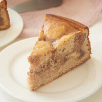 slice of Cinnamon Roll Cream Cheese Coffee Cake