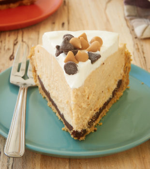 slice of Black Bottom Peanut Butter Pie