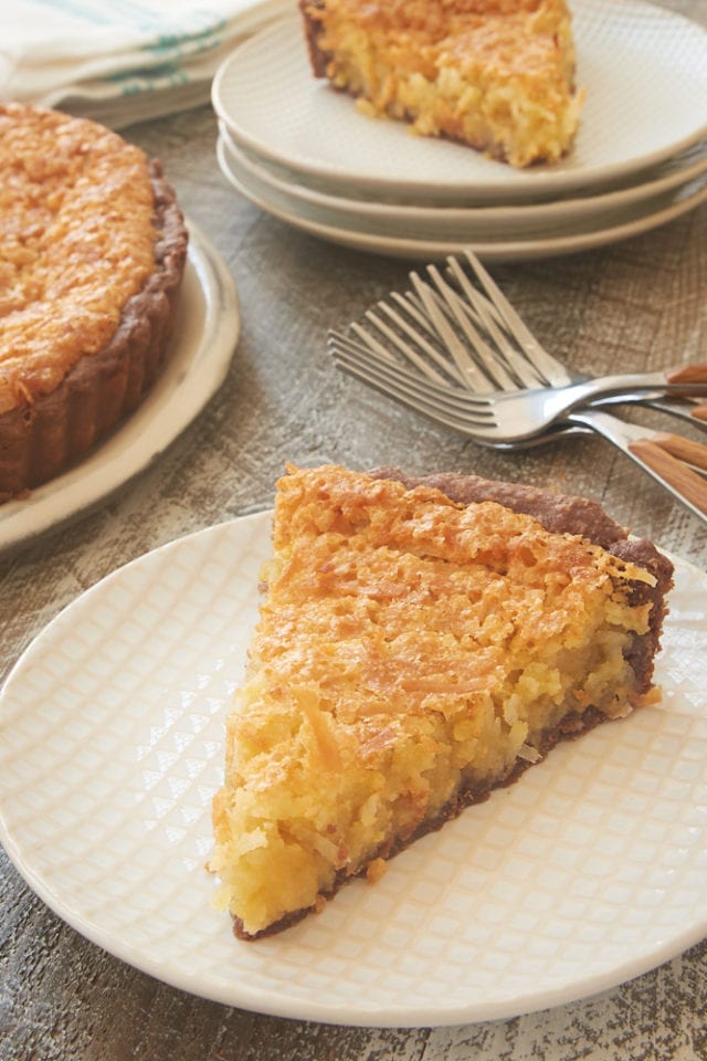 Easy Coconut Chess Pie With Chocolate Crust Bake or Break