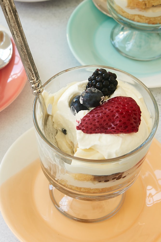 Individual Berry Cheesecake Trifles