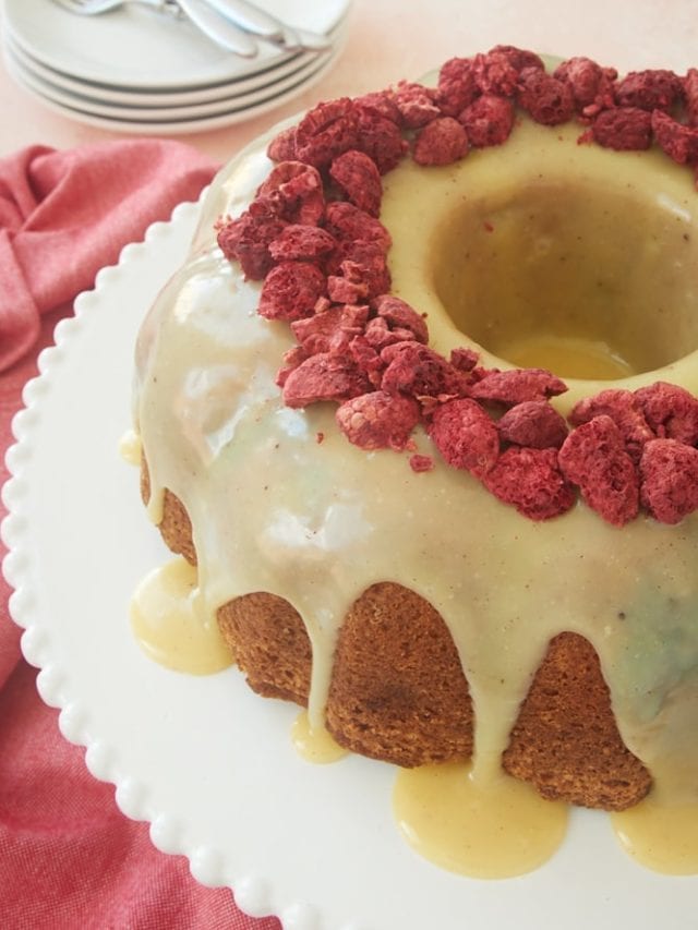 WHITE CHOCOLATE RASPBERRY BUNDT CAKE STORY Bake or Break