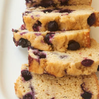 slices of Blueberry Bread