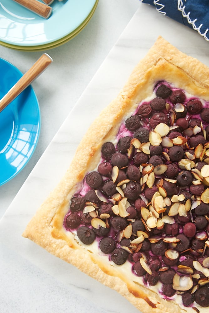 Blueberry Cream Cheese Tart