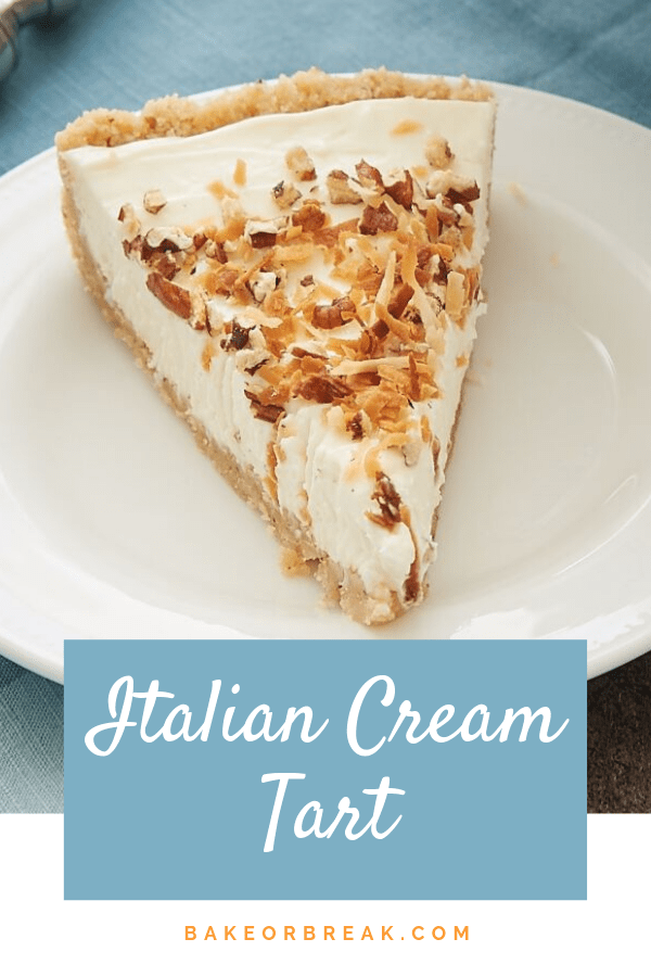 Italian Cream Tart bakeorbreak.com