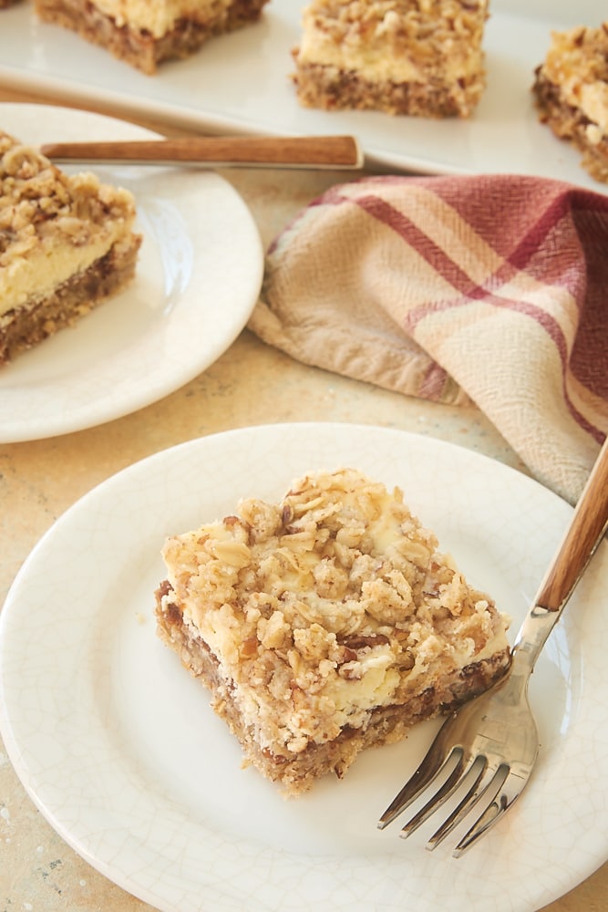 Apple Butter Cream Cheese Oat Bars Bake or Break
