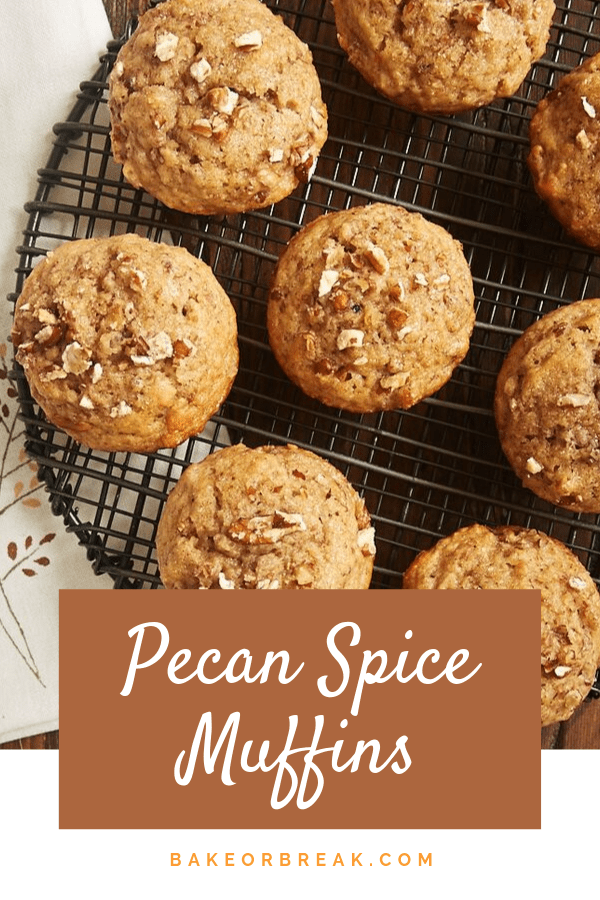 Pecan Spice Muffins bakeorbreak.com