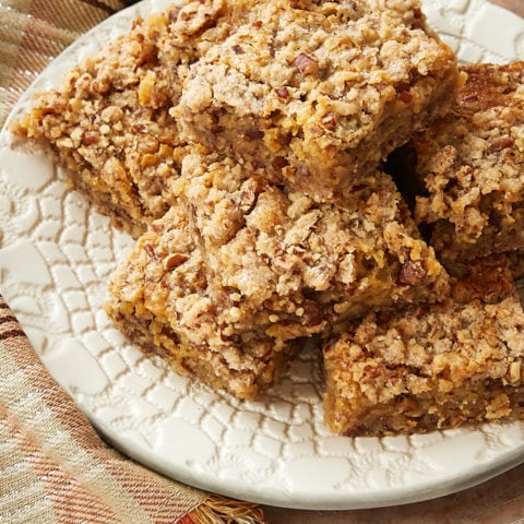 Chewy Pecan Pie Bars-image
