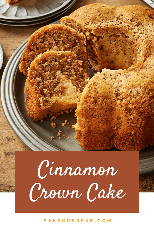 Cinnamon Crown Cake bakeorbreak.com