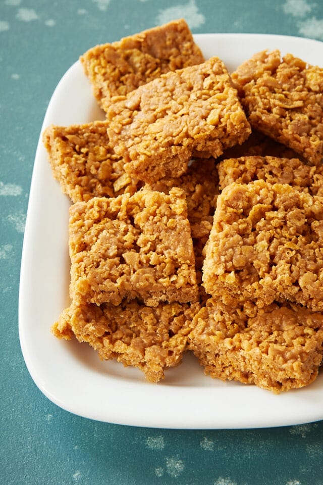 Peanut Butter Corn Flake Bars Bake or Break