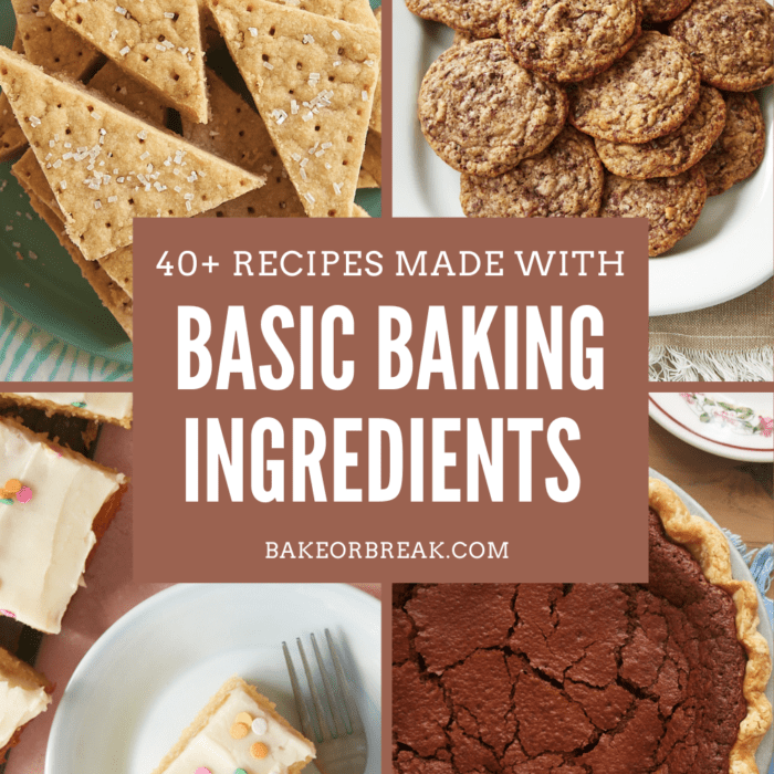 Roundups and recipe collections bake or break