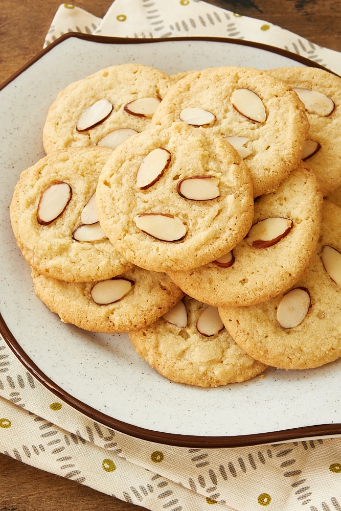 cookies made with almond paste