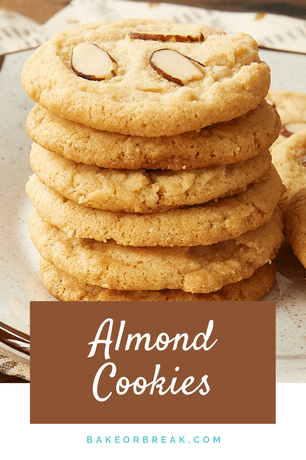 Almond Cookies bakeorbreak.com