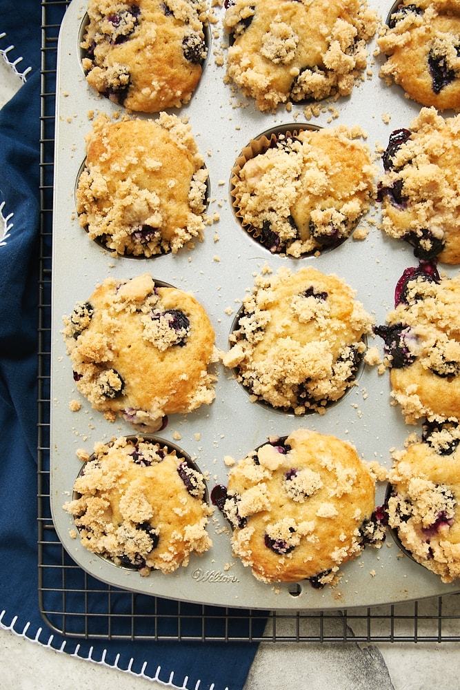 Easy Blueberry Coffee Cake Muffins | Bake or Break