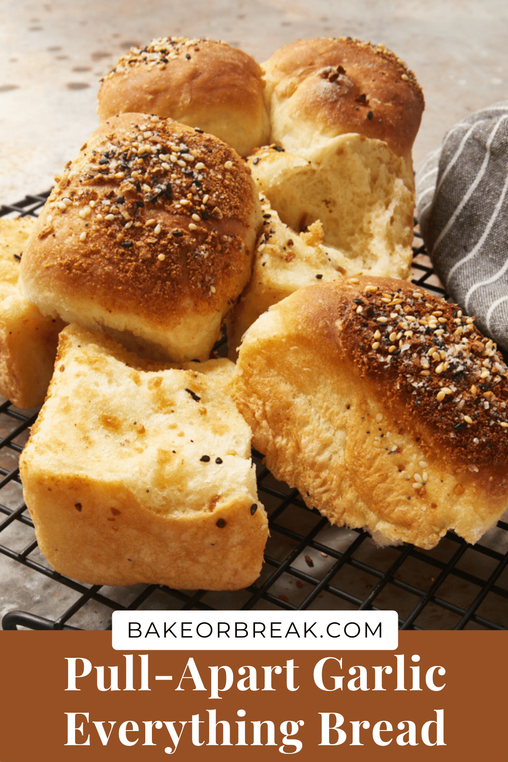 Pull-Apart Garlic Bread bakeorbreak.com