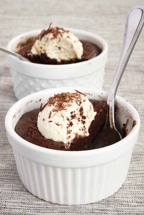 Flourless Chocolate Cakes For Two Bake Or Break 