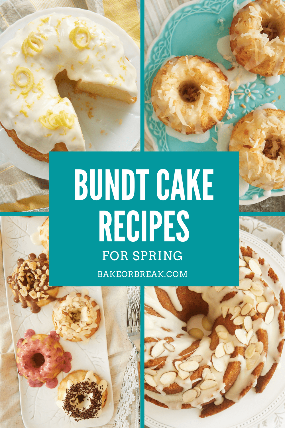 Bundt Cake Recipes for Spring bakeorbreak.com