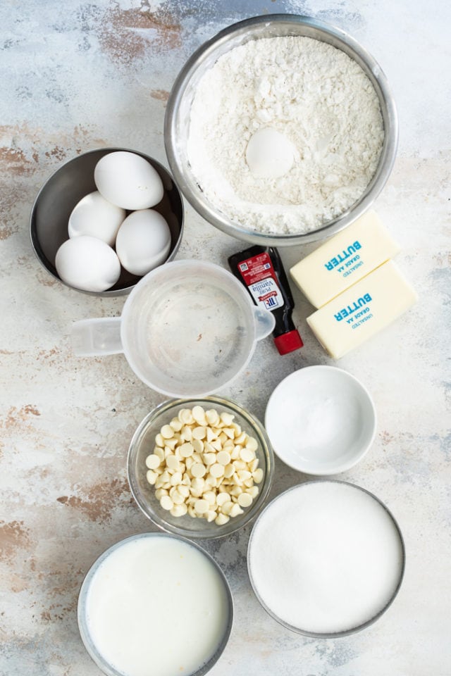 ingredients for Butter Pecan Cake