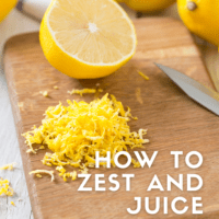 How to Zest and Juice Lemons bakeorbreak.com
