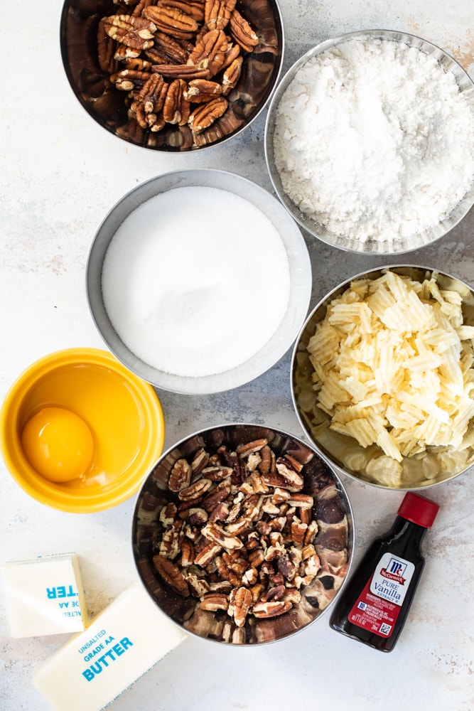 ingredients for making Potato Chip Cookies