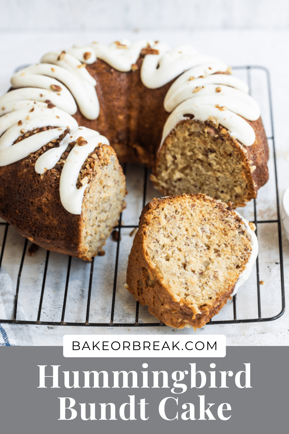 Easy Hummingbird Bundt Cake Bake or Break