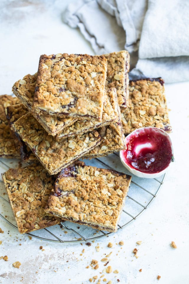 Easy Raspberry Bars Bake or Break