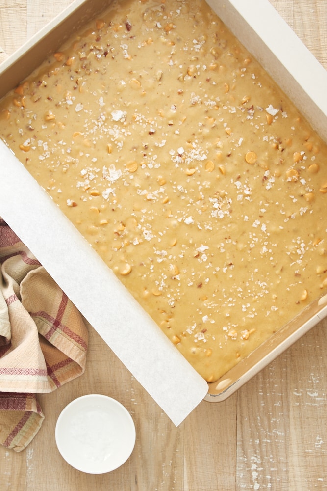 Salted Butterscotch Blondies Recipe | Bake Or Break