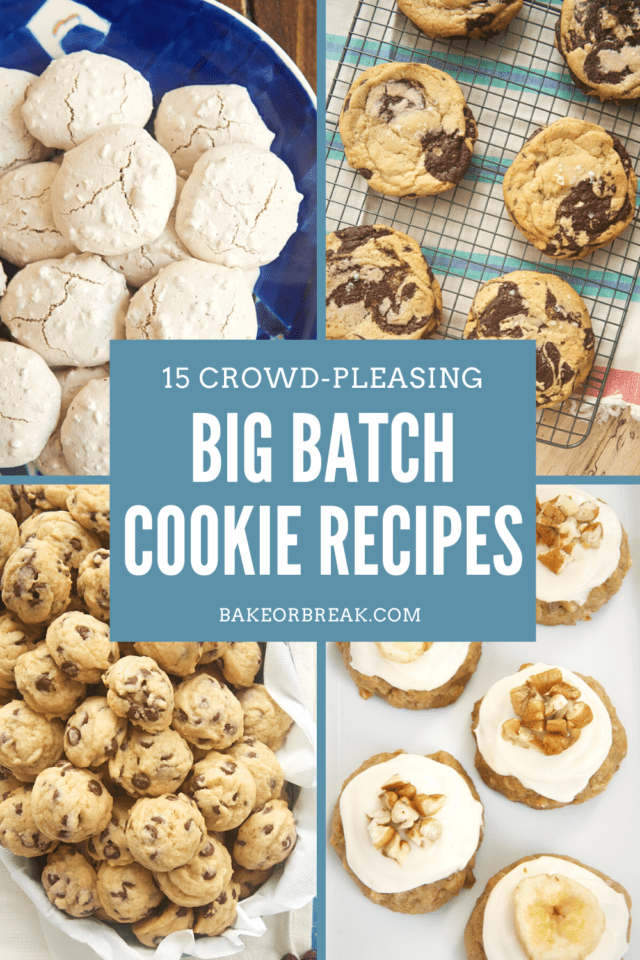 15 Crowd-Pleasing Big Batch Cookie Recipes bakeorbreak.com