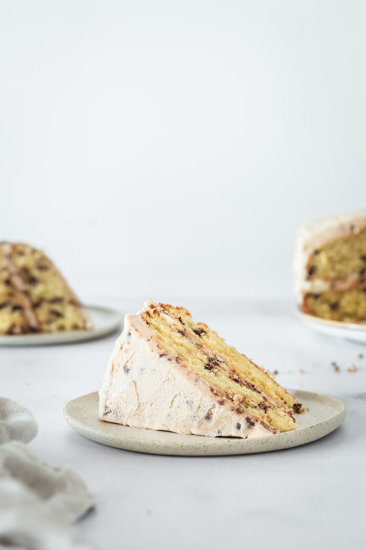 Chocolate Chip Cake Three Ways