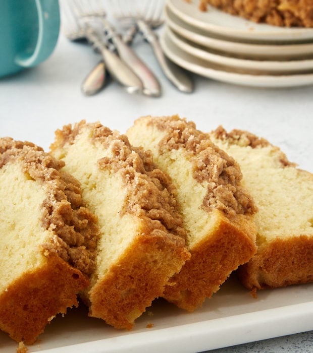 Sour Cream Banana Coffee Cake Bake or Break