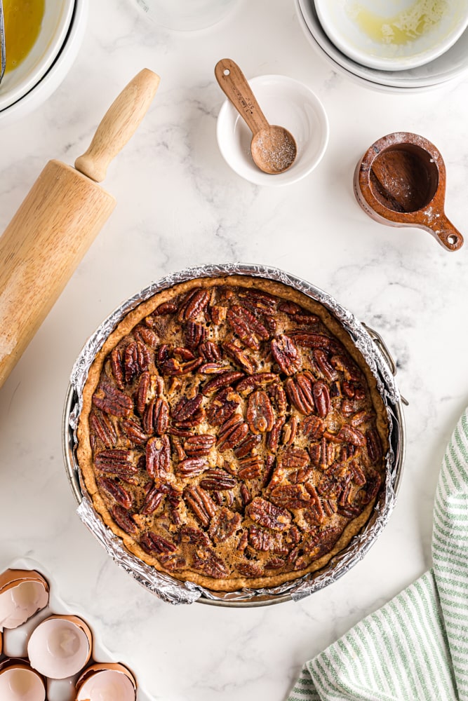 Deep Dish Pecan Pie | The Ultimate Pecan Pie