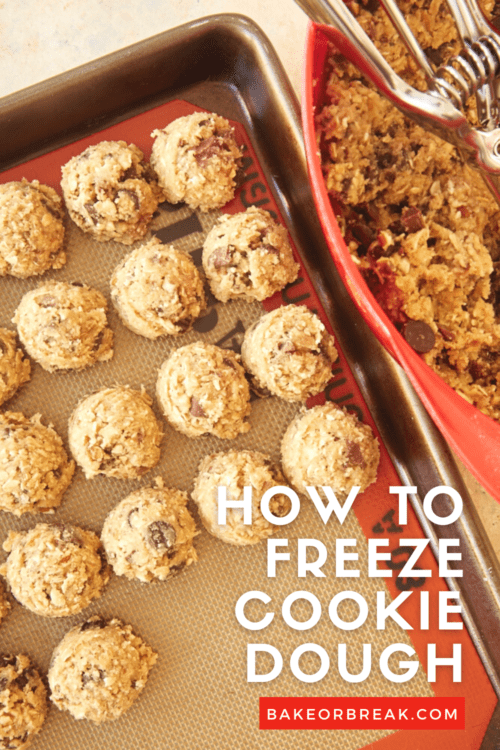 How to Freeze Cookie Dough Bake or Break