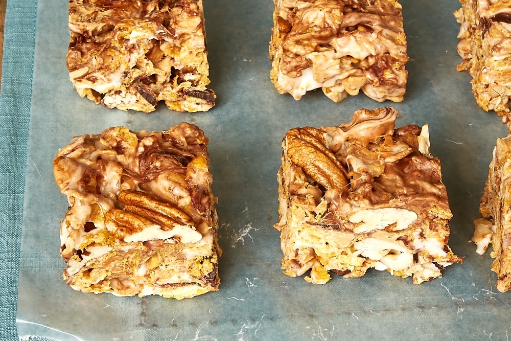 Sweet and Nutty Corn Flake Bars Bake or Break