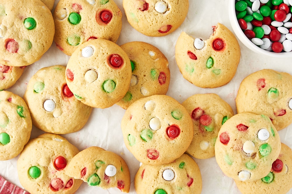 Soft M&M Christmas Cookies | Bake Or Break