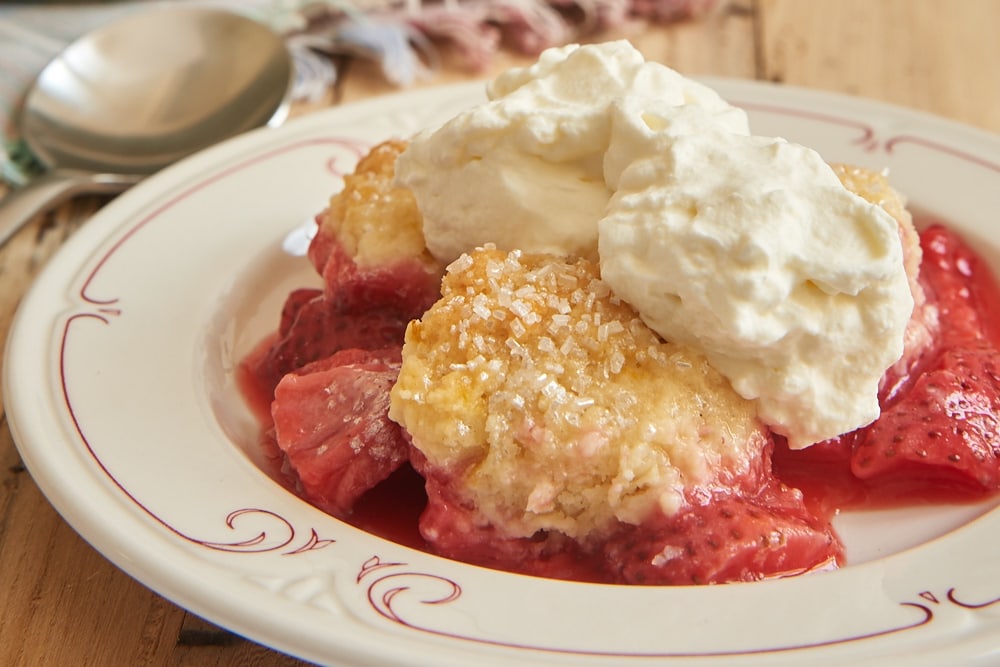 Easy Strawberry Cobbler with Biscuit Topping | Bake or Break