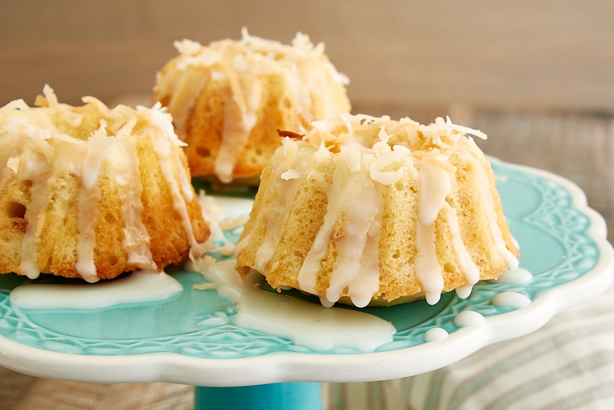 Tropical Bundt Cake With Pineapple Coconut Topping