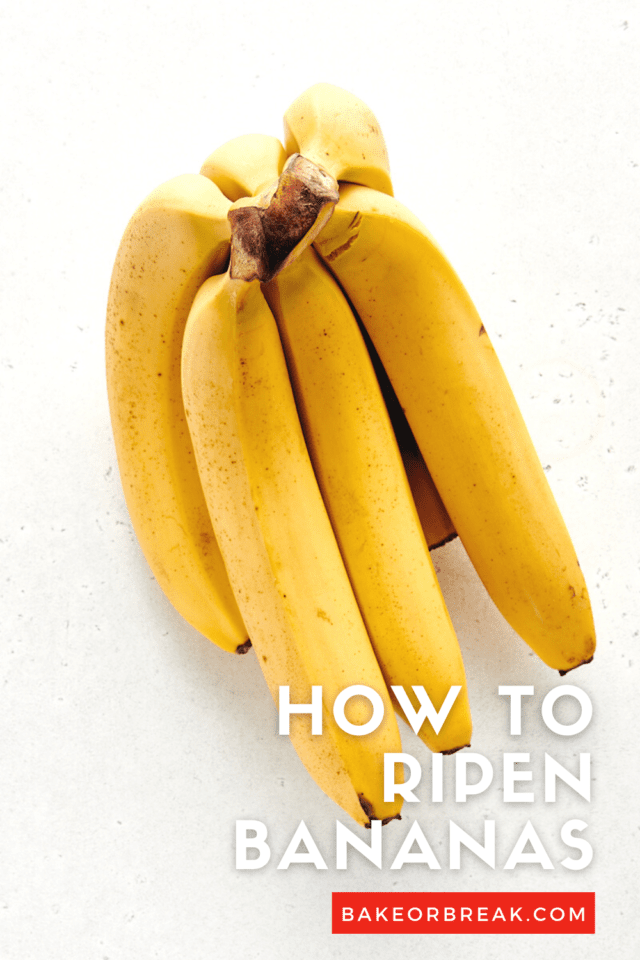 How to Ripen Bananas Bake or Break