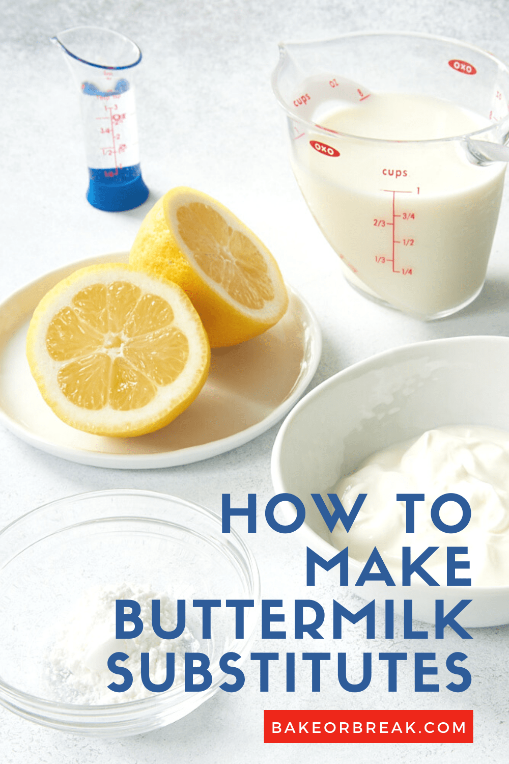 How to Make Buttermilk Substitutes bakeorbreak.com