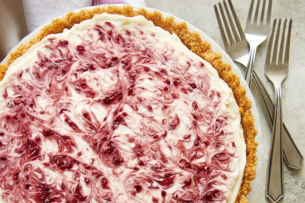 No-Bake Raspberry Cheesecake - Bake or Break