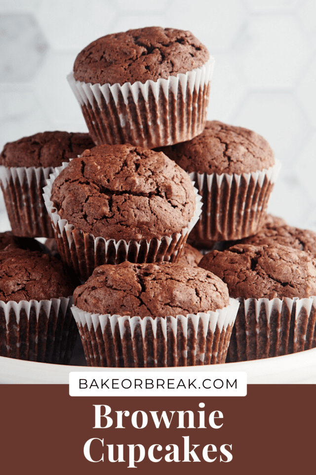 Brownie Cupcakes bakeorbreak.com