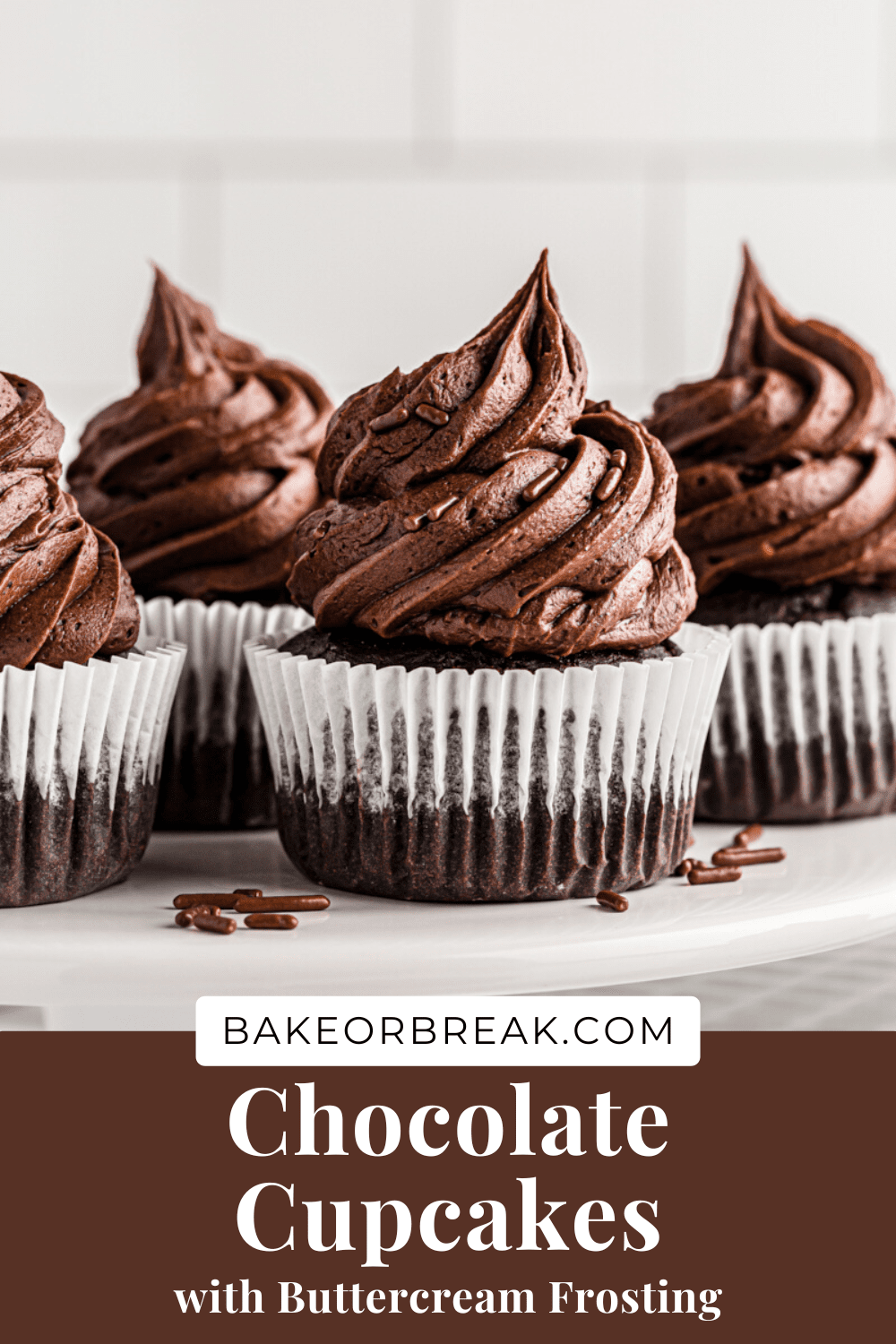 Easy Chocolate Cupcakes with Chocolate Buttercream