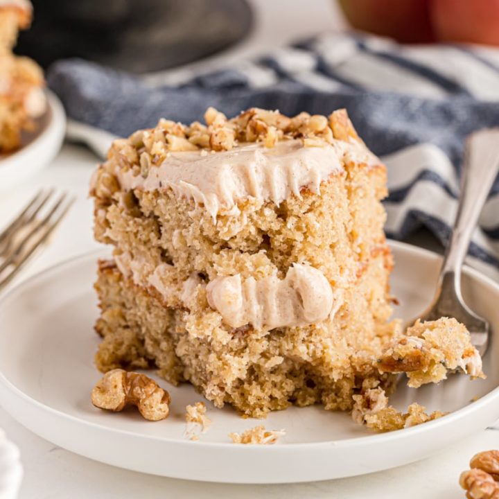 Maple, apple & pecan cake recipe | BBC Good Food