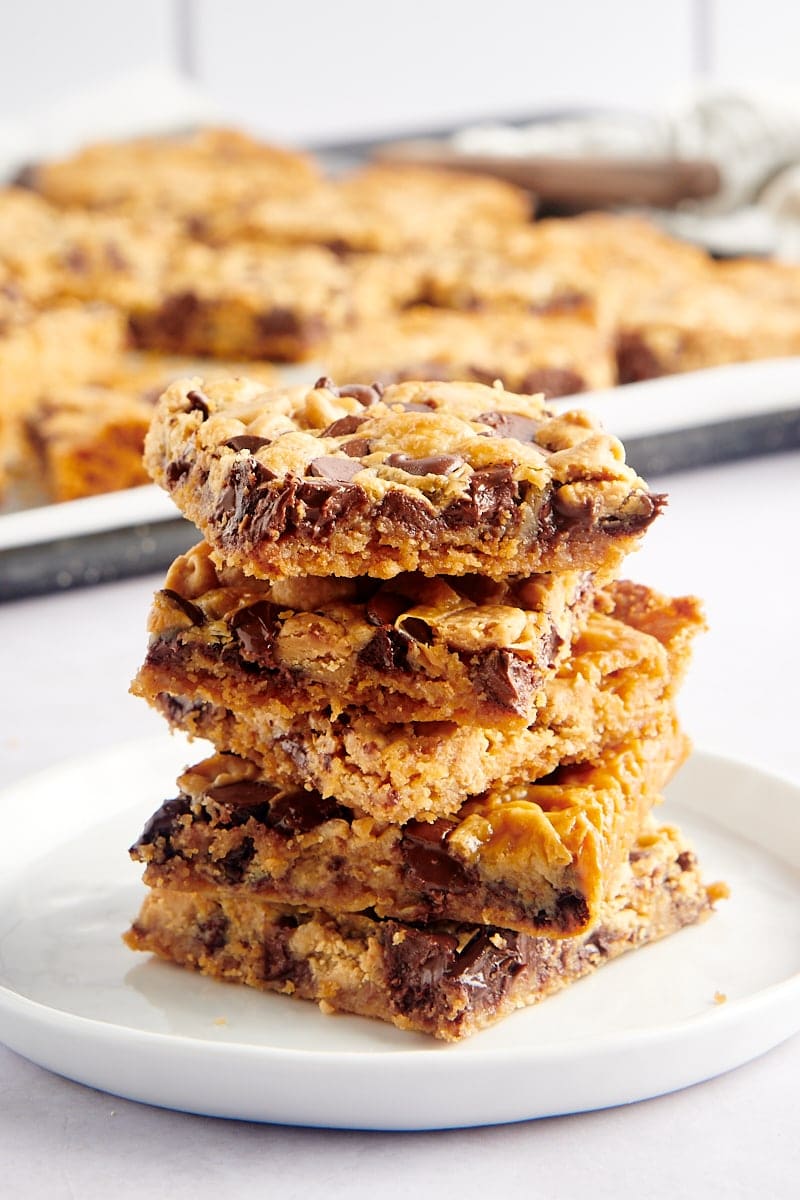 Peanut Butter Cookie Bars - Peanut Butter M&M Bars