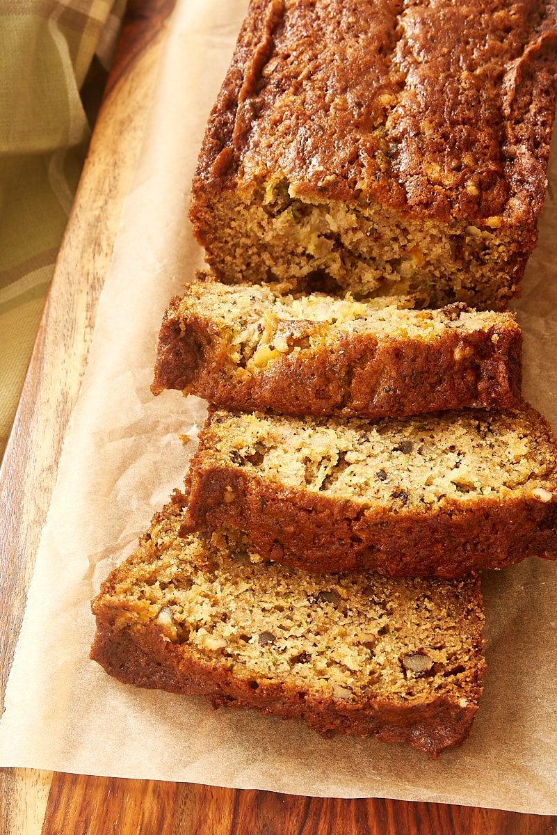 sliced Pineapple Zucchini Bread